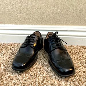 Boys Florsheim Black Dress Shoes 12M